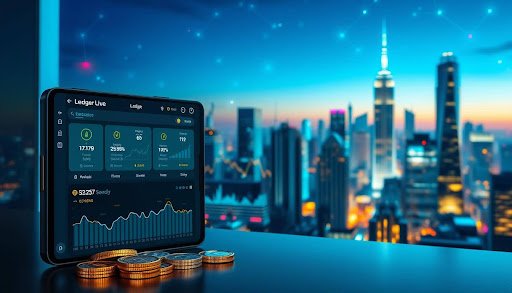 Ledger Live app connecting securely with DeFi and DApps