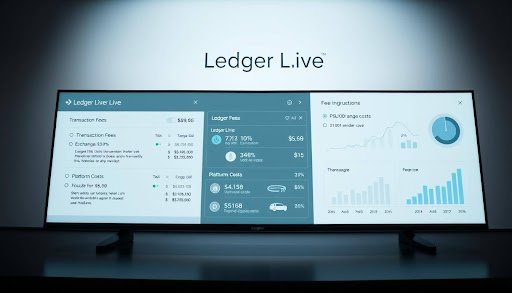 Ledger Live fees and costs breakdown